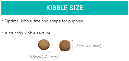 GPU Kibble GPU dry fish puppy food kibble size